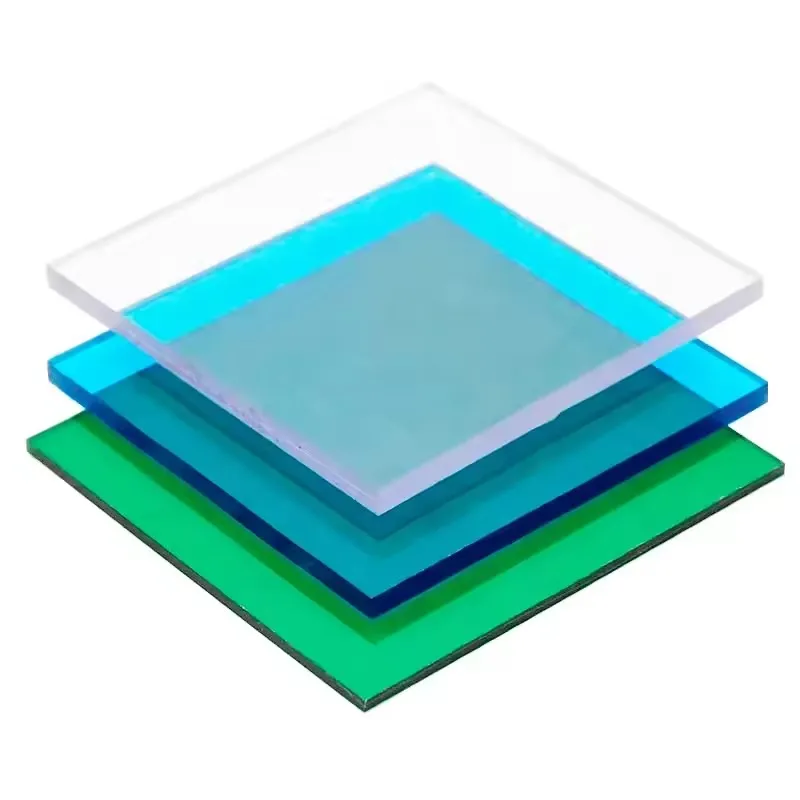 Anti glare corrugated polycarbonate plastic roofing sheet for Bus Shelters (UV Version)