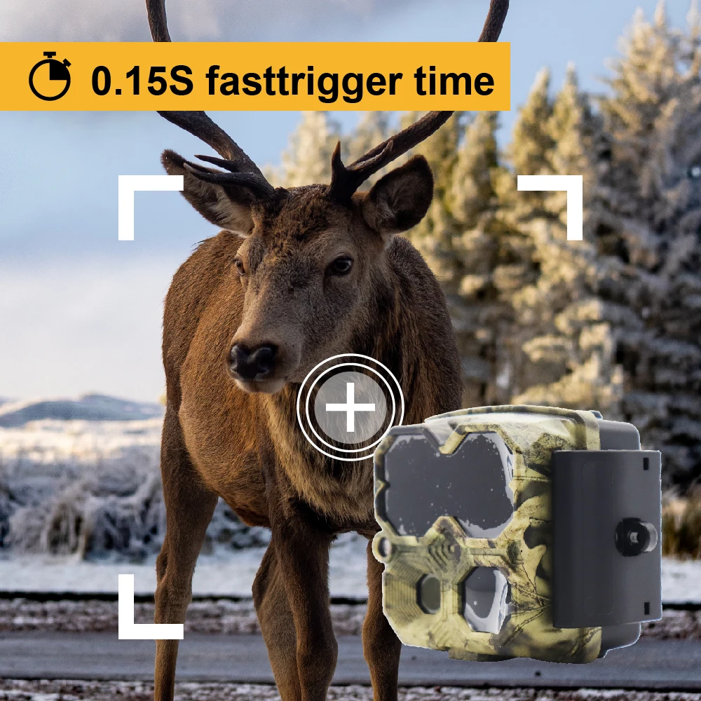 L-Shine Sports And Action Cameras 32mp Hunting Products Smart Waterproof Video Trail Hunting Camera Recharge 32mp Wireless