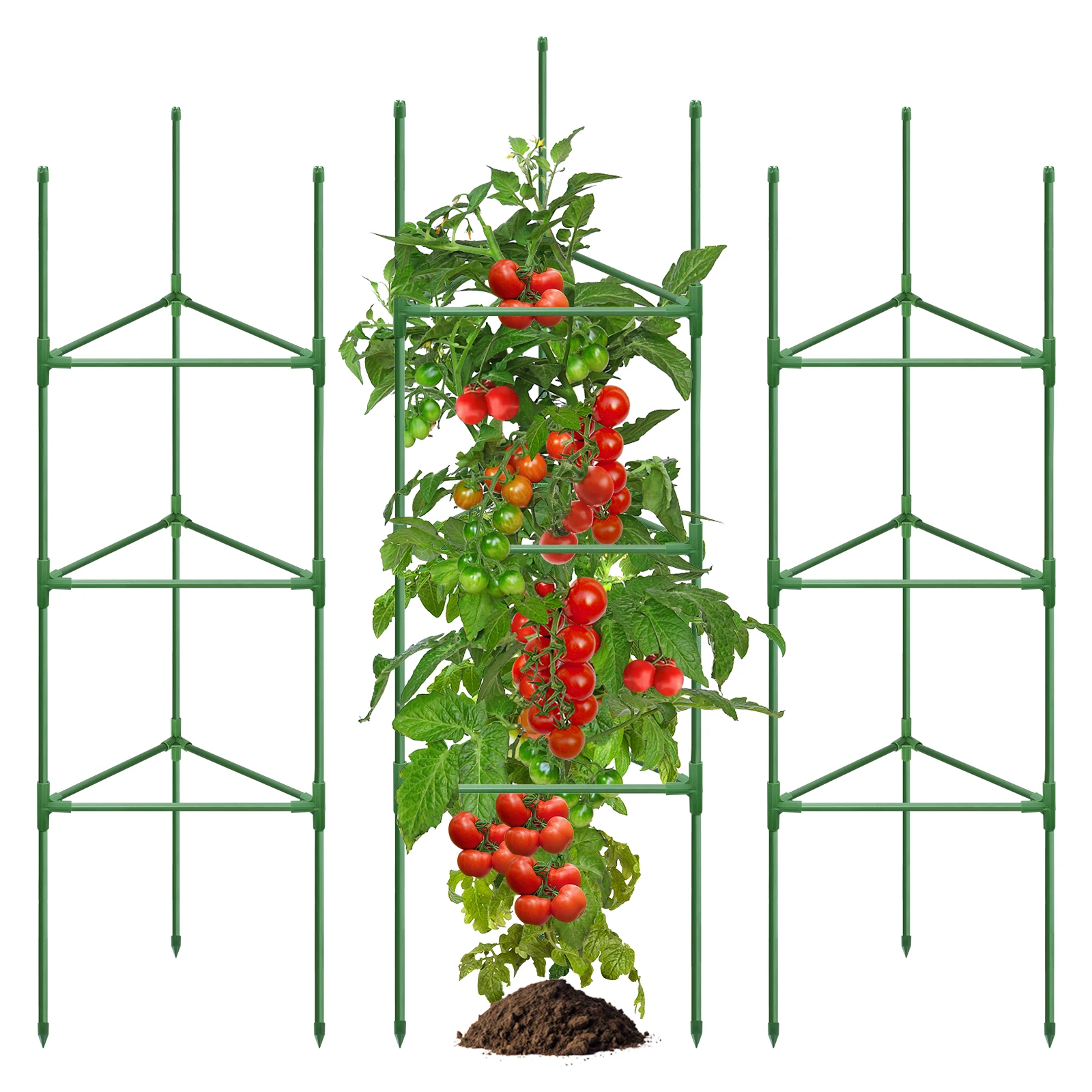 Tomato Cage for Garden Plant Support Up to 55inch Plant Stakes for Climbing Vegetables Plants Flowers