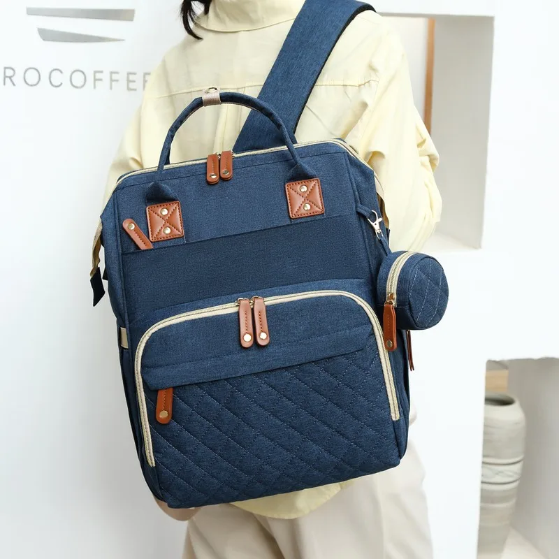 Baby Diaper Bag Backpack Baby Care Bag with Stroller Straps and Multifunctional Waterproof Baby Stuff Travel Backpack