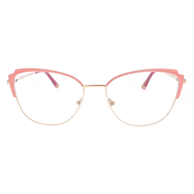 Fashion Design Metal Eyewear Anti Blue Light Eyeglasses Magical Photochromic Frame Glasses For Women