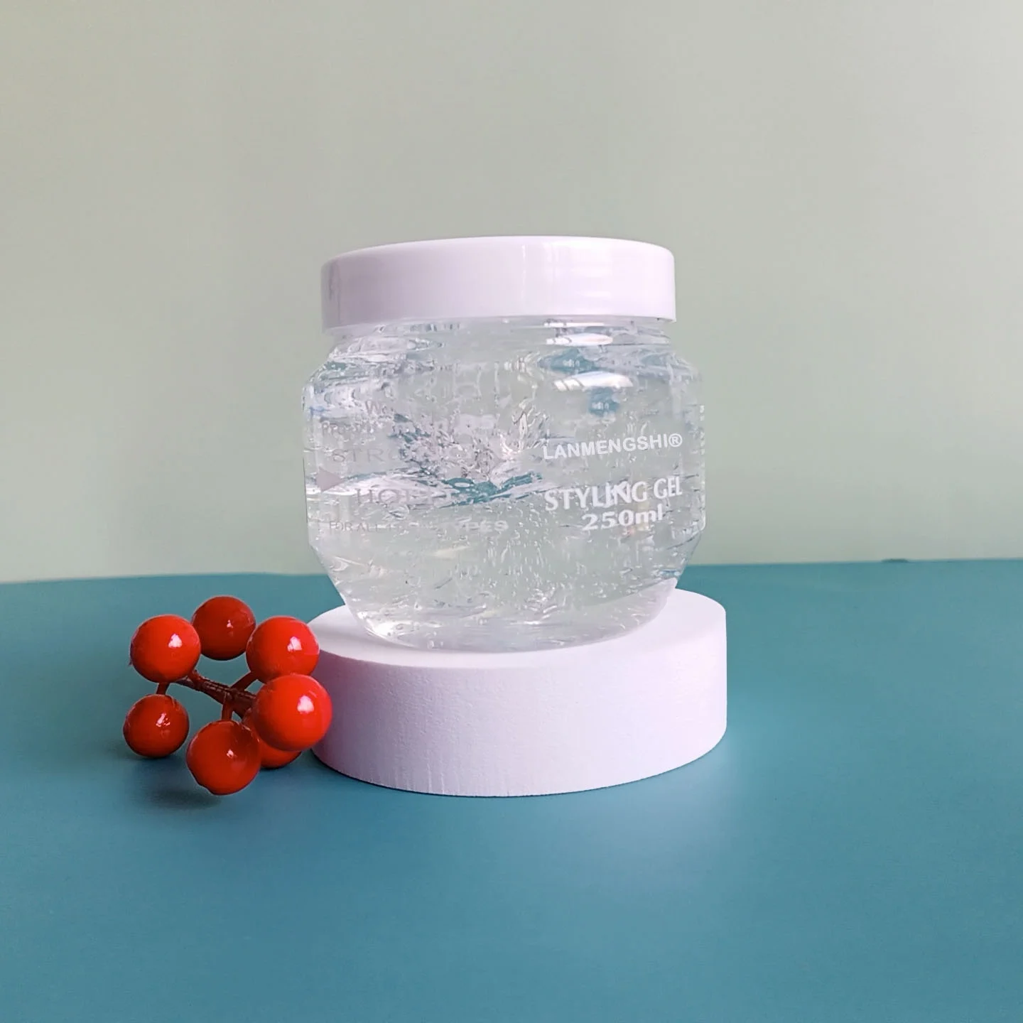 Own brand gel gloss and jam hair gel wholesale curl styling hair gel