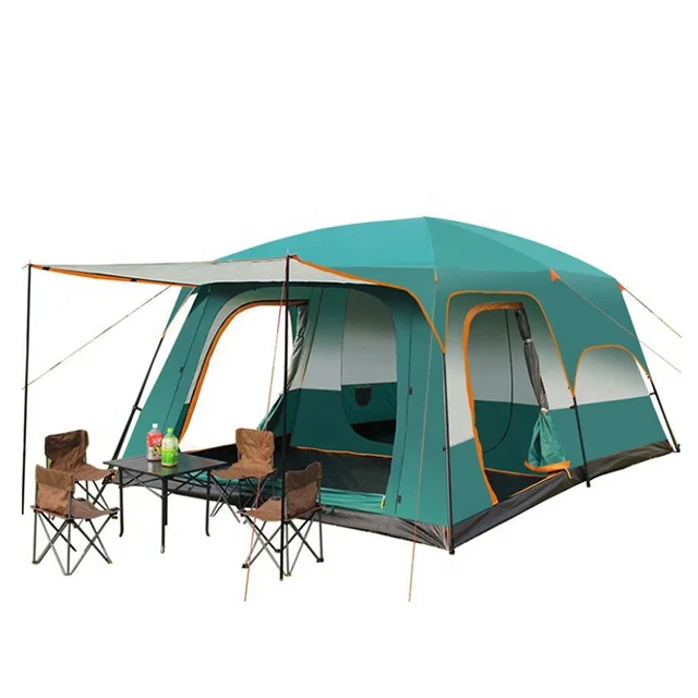 2023 Amz распродажа легкая сборка большая семейная палатка на 8-10 человек с крыльцом для кемпинга открытом воздухе