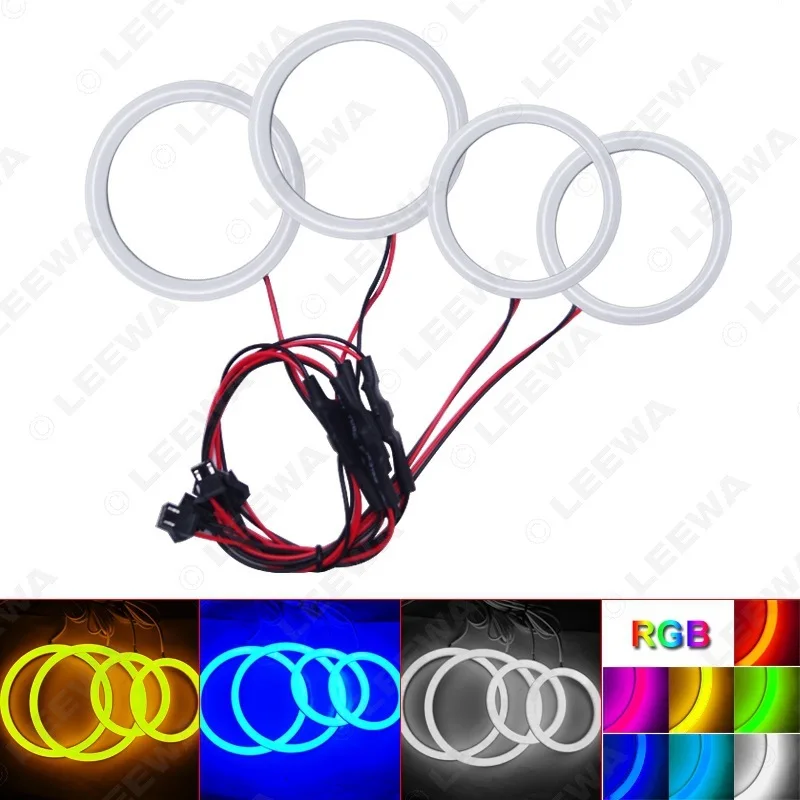 FOR  LADA Vaz 2109 cotton light angel eye lamp daytime running apertureOthers Car Light Accessor