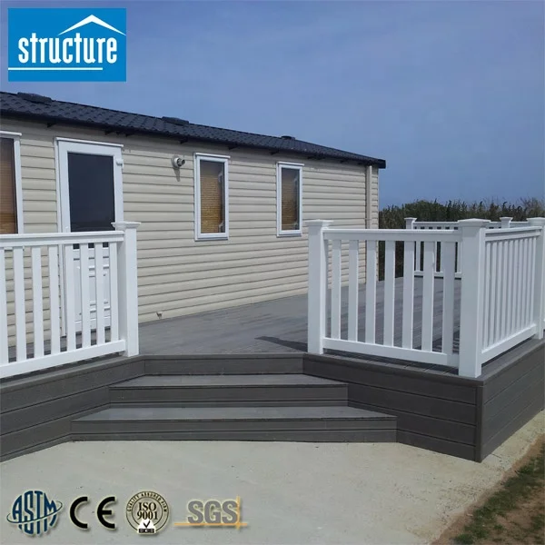 Outdoor Custom Size White PVC Plastic Vinyl Stair handrail