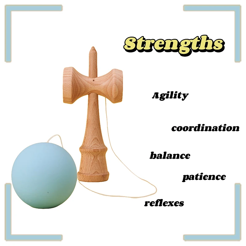 Japanese traditional toy sword jade beginner beginner learning exercise children balance force hand brain coordination