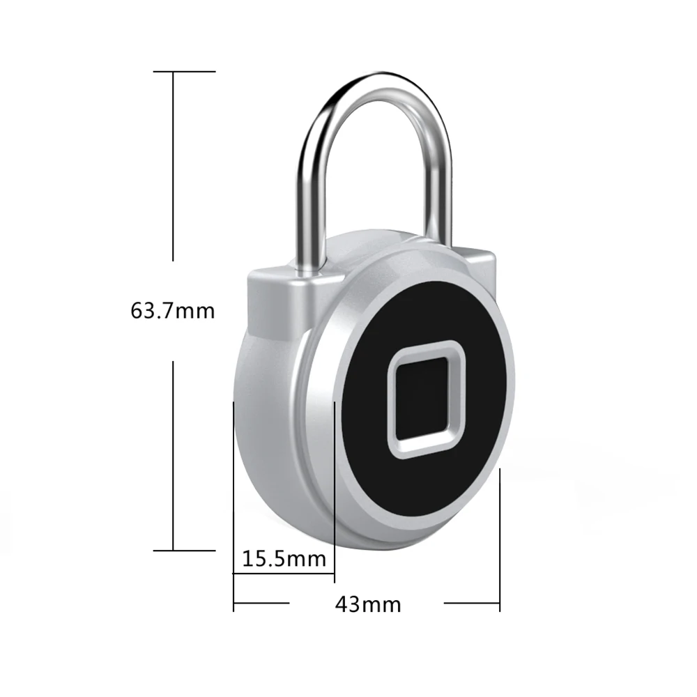 2022 Travel Luggage Door Padlocks Smart Lock Fingerprint APP Remote Control small lock