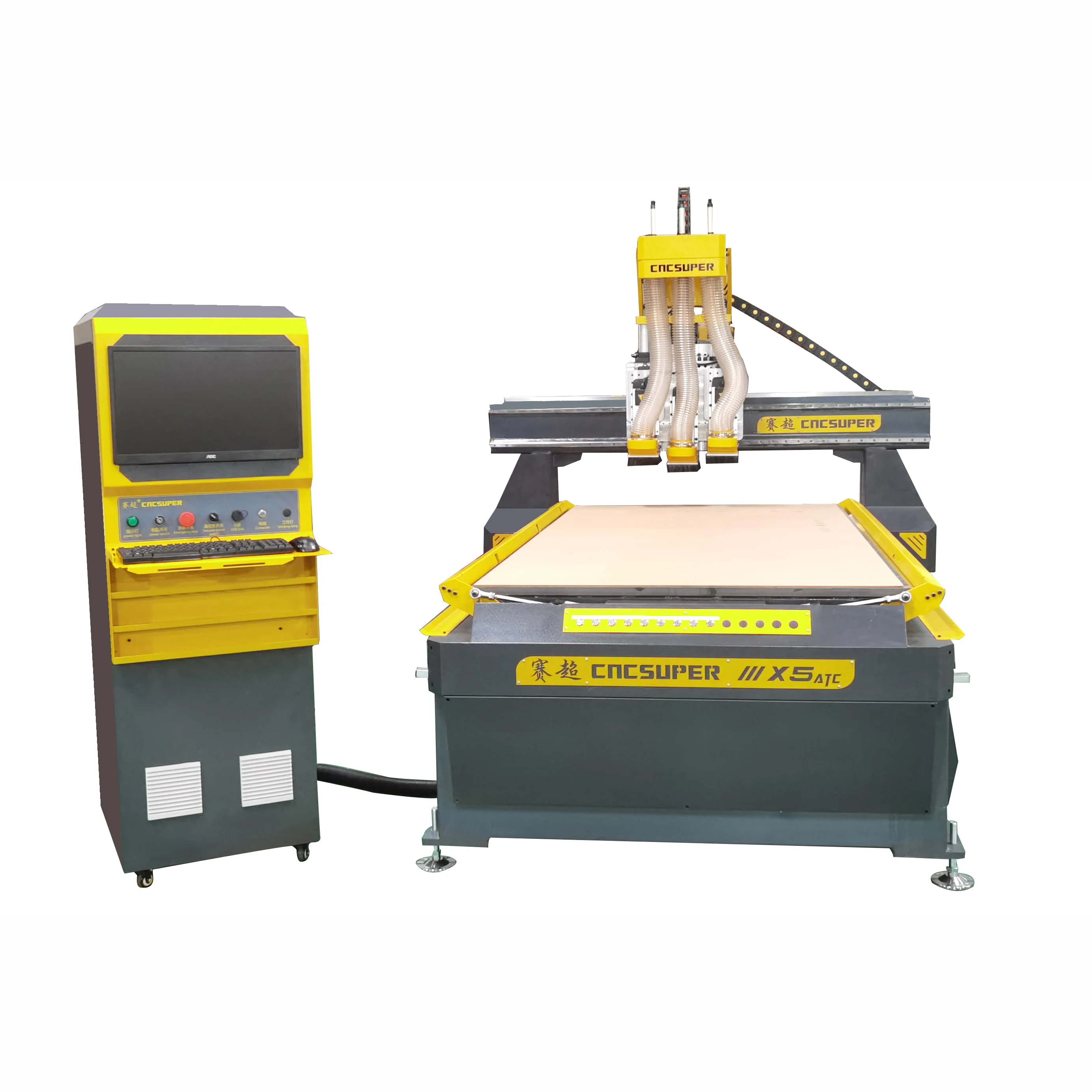 1325 Multi Spindles Processing Automatic Change Tool Wood Working Carving Panel Kitchen Cabinet Making Machines Atc Cnc Router