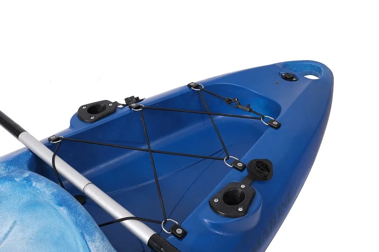 QIBU Good quality canoe single sit on top fishing kayak customized logo LLDPE 2.69m kayak sea kayak