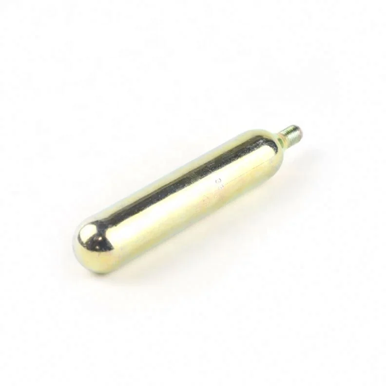 Factory Selling 45Cc/33G CO2 Gas Cylinder With 3/8-24UNF Threaded Neck For Beauty Injection