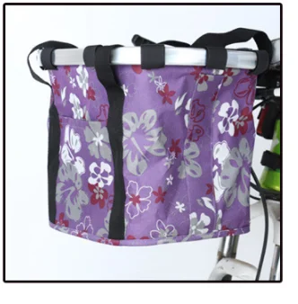 Bike Bag Bicycle Basket Bicycle Knapsack Aluminum Alloy Frame Carrier Bike Front Carrier Bag Pet Pouch Outdoor Rucksack