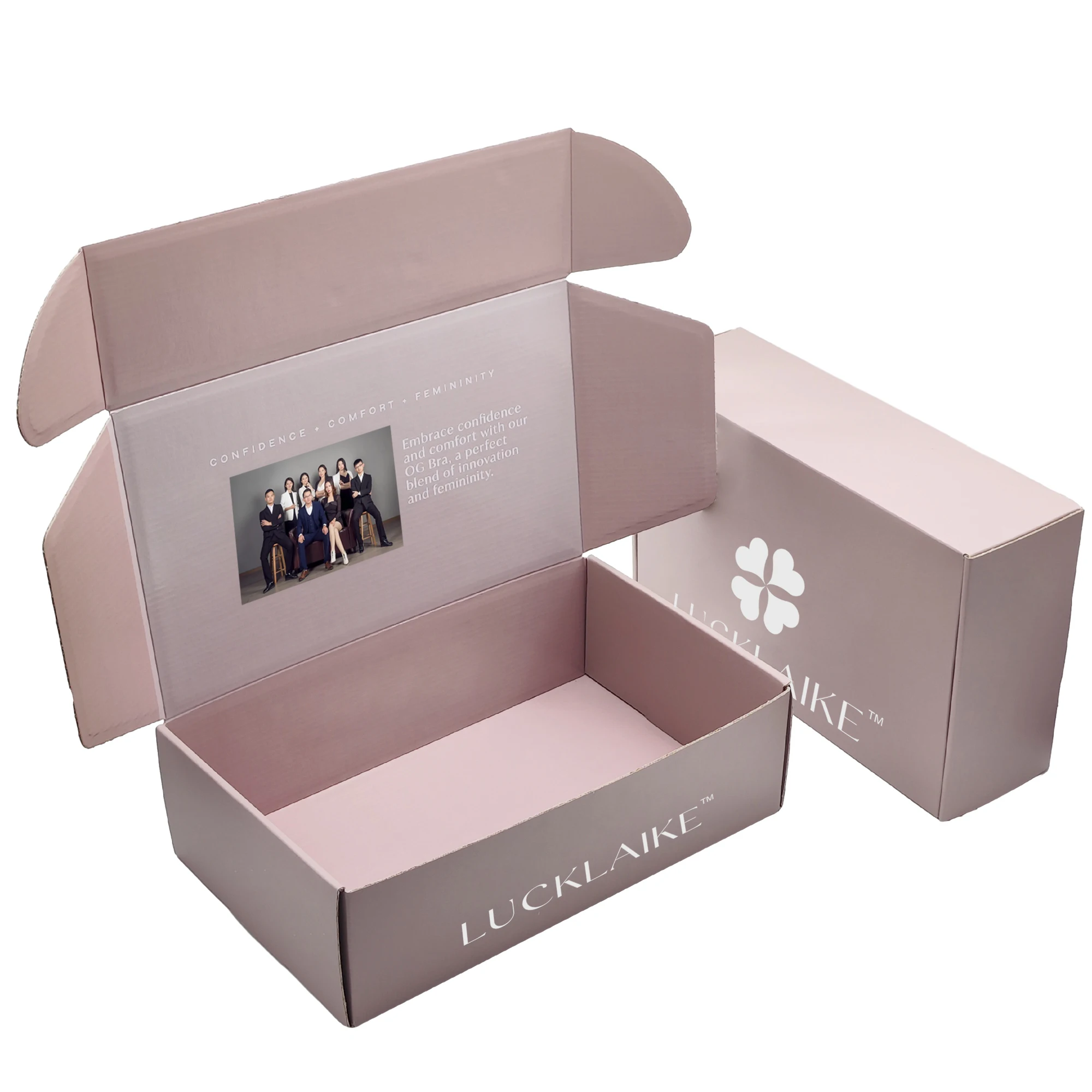 Customizable printing clothing scatola parcel sending packaging ropa personalised cardboard shipping boxes with inserts