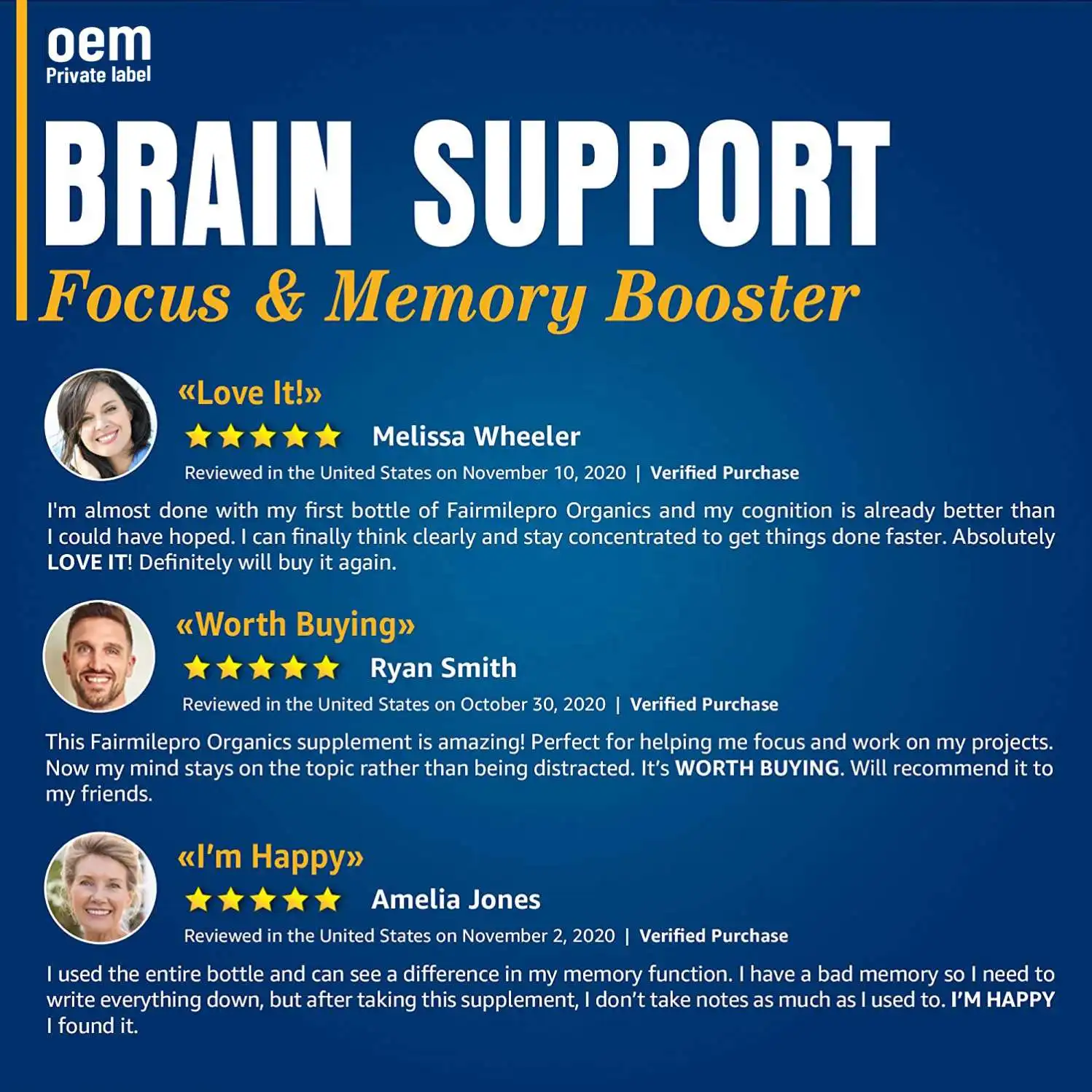Brain Supplement Drops Health Supplement Food Supply Natural Nootropic Drops Nootropics Brain Memory Booster Energy Supplements