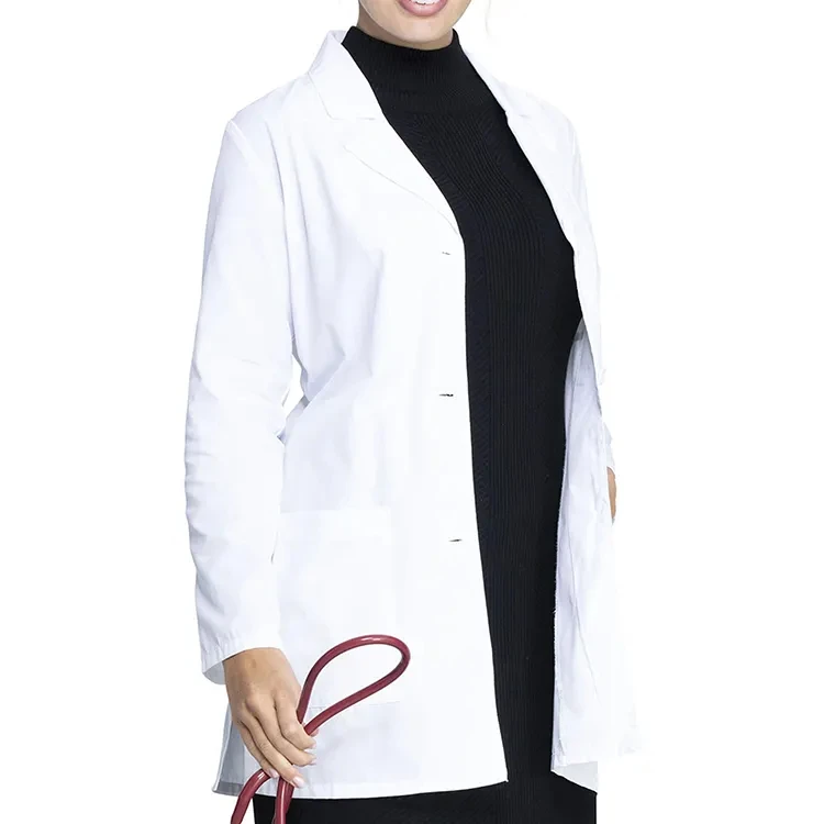 Wholesale Designer Hospital Doctors Uniform Pharmaceutical Workwear Lab Coats for Female and Male Polyester Medical Uniforms