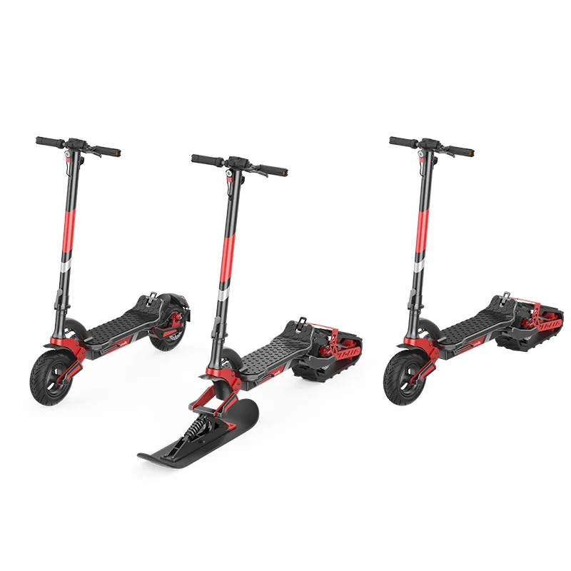 Wholesale Price Unisex 3-in-1 E-scooter 48V 20Ah 2000W Electric Snowmobile All Terrain Electric Scooter For Outdoor