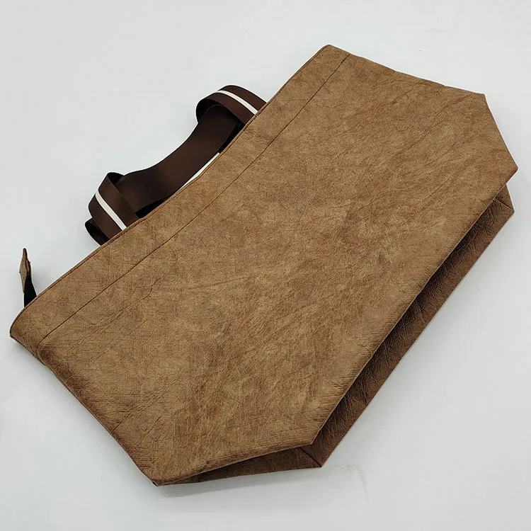 Custom DuPont Paper Handbag Waterproof Kraft Paper Lightweight Environmental Shopping tyvek bag