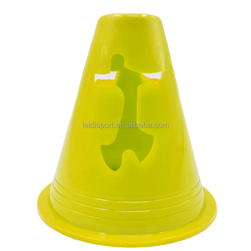 Colorful obstacle cone roller skating pile plastic roadblock small training cone