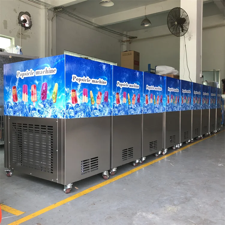 Mold Daily 3000 Pcs Ice Pop Stick Ice Cream Bar Lolly Pallet Popsicle Making Machine