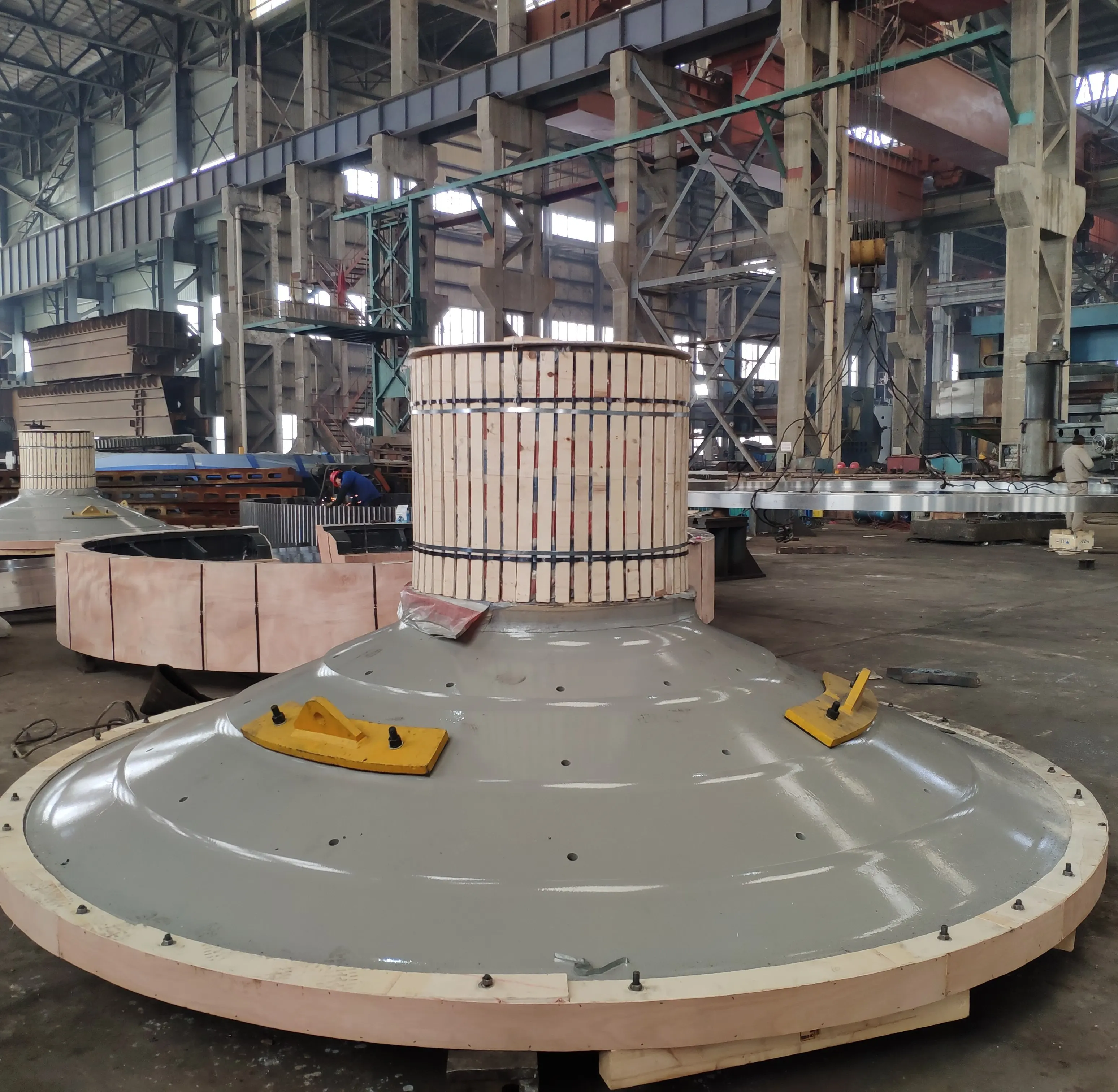 Customized  Casting Steel End Cap Ball Mill end cover