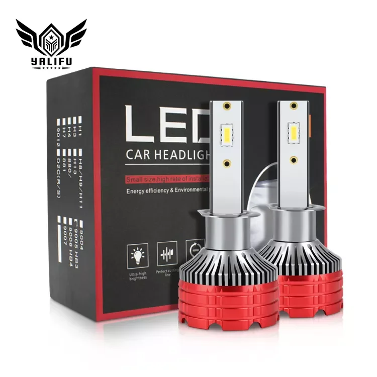 super bright led lamp 24v auto light csp led chips single beam 4600lm 6000k headlight for car