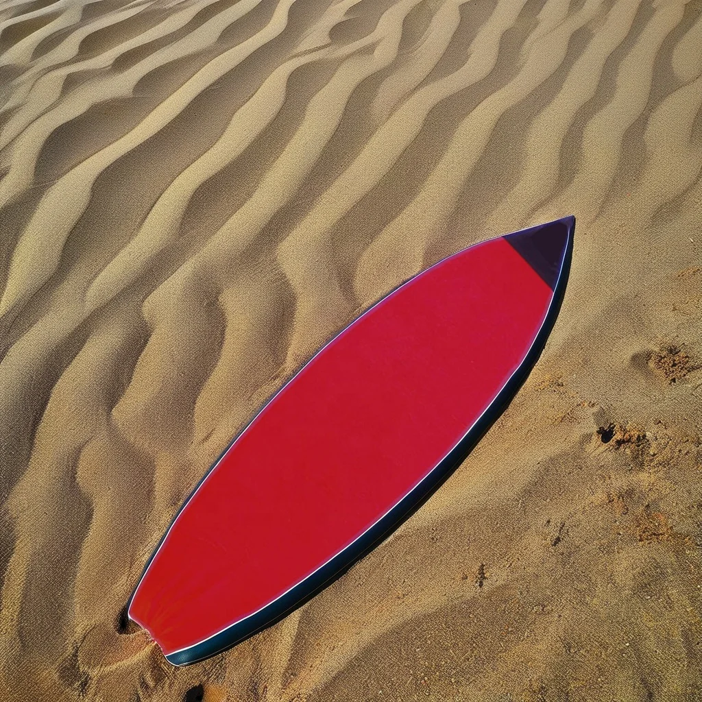 Unisex Red Stretch Surfboard Sock Customizable Logo Inflatable Long Surfboard Cover for Ocean Waters Prevents Scratches