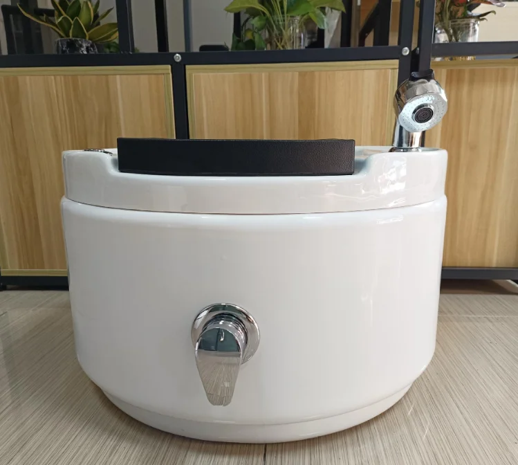 Professional Beauty Salon Furniture Pedicure Spa Bowl Massage Stations Foot Spa Tubs Foot Therapy Basin