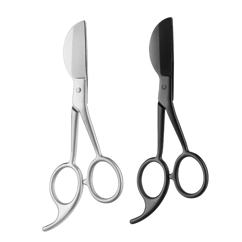 Stainless Steel Tufting Scissors DIY Carpet Cutters with Blackened Duckbill and Pelican Trim Yarn Handle Made of Plastic