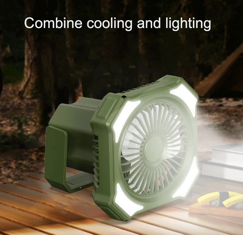 Customized Portable MINI Rechargeable Battery Smart Wireless LED Light Remote Camping Outdoor Ceiling Fans