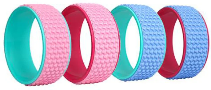 Professional Yoga Wheel Massage Pilates Yoga Roller Circles Back Stretcher Home Gym Roller for Back Pain Relief