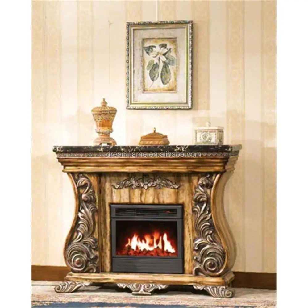 Wood Fireplace Insert Tv Cabinet Bulk Popular Remote Control Wooden Latest Tv Stand High Quality Brun Water Fireplace