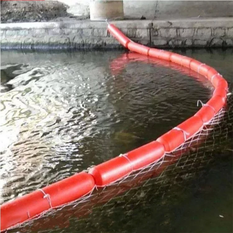 Long Working Water Surface harbour float plastic sea floating boom buoy barrier float