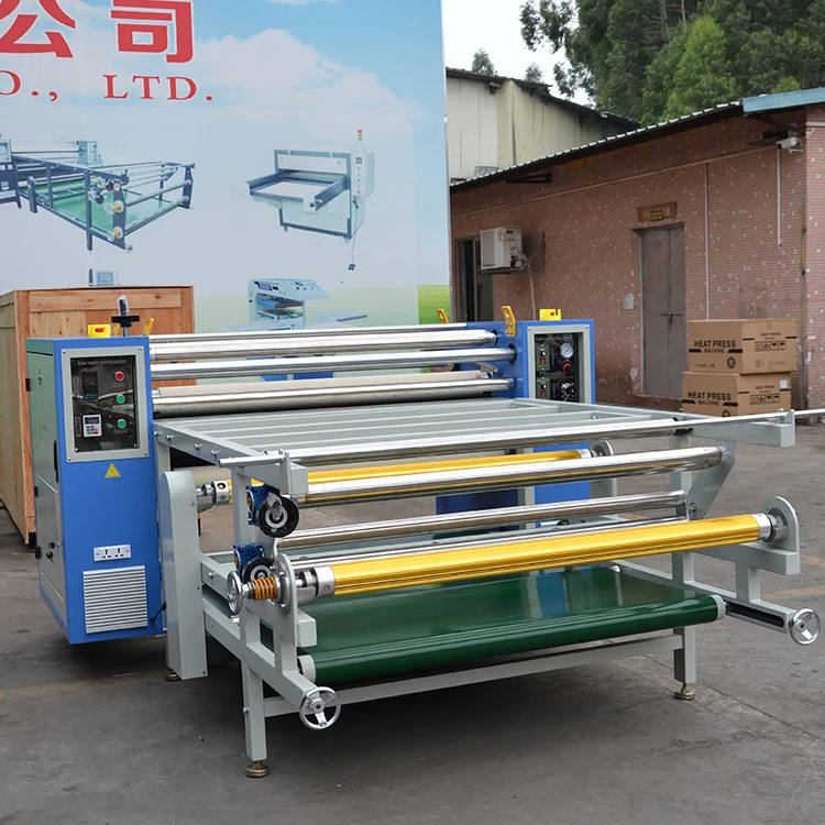 Factory Automatic 1700Mm 1900Mm Width Calender Roll To Roll Sublimation Heat Press Machine For Polyester Canvas Fabric