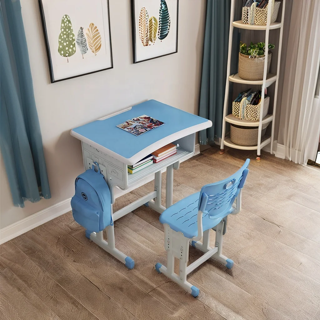 Fancy Foldable Convertible Study Table School Sets with Shop Selling for Reading and Writing