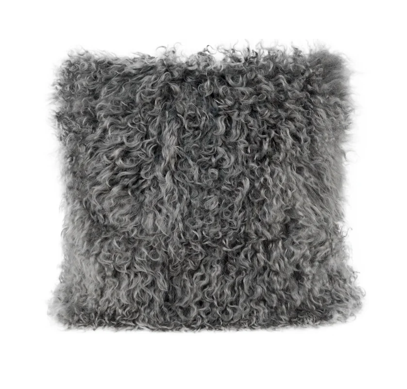 Fashion Tibetan Lamb Rug Goat Skin Blanket Sheep Skin Curly Fur