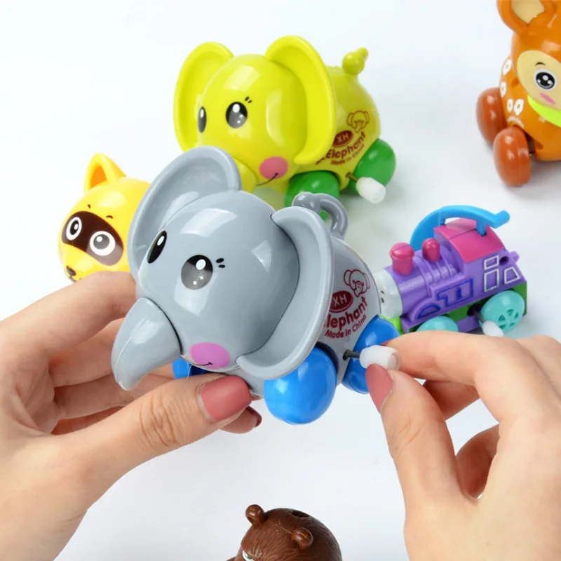 Kids Cute Animal Wind up Toys for Children Funny Classical Clockwork Spring Toys Children Mini Figure Windup Toys
