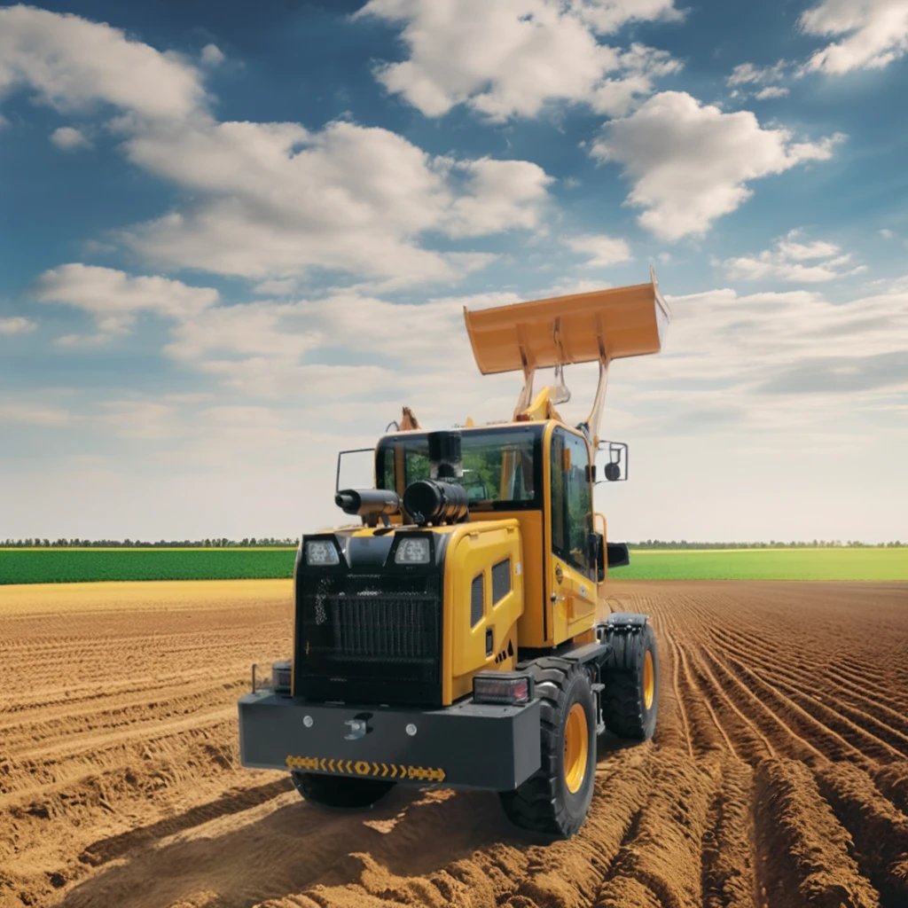 Высококачественное компактное колесное погрузочное оборудование 4x4 с сертификатом CE EPA для ферм и производственных предприятий