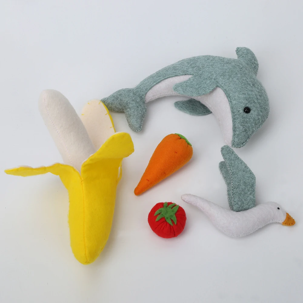 Hot Selling Felt educational Toys animals felt Play Set for toys kids children diy handmade montessori children toys sets