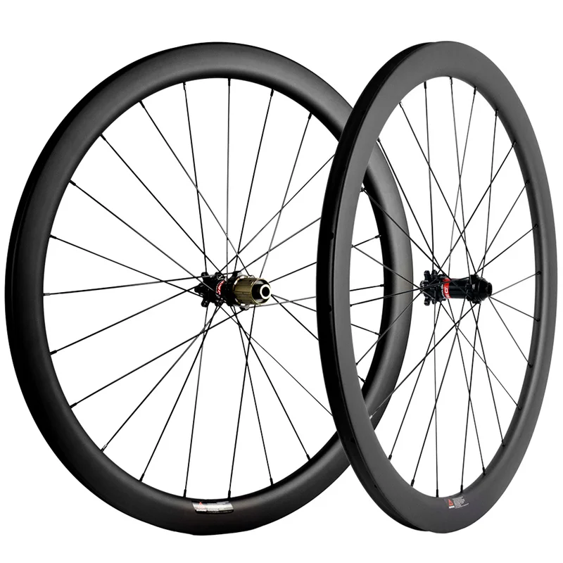 TB386 factory price 700C Carbon Road Wheelset Chinese Tubular bike Wheel for Road bike Wheelset Chosen Straight Hubs