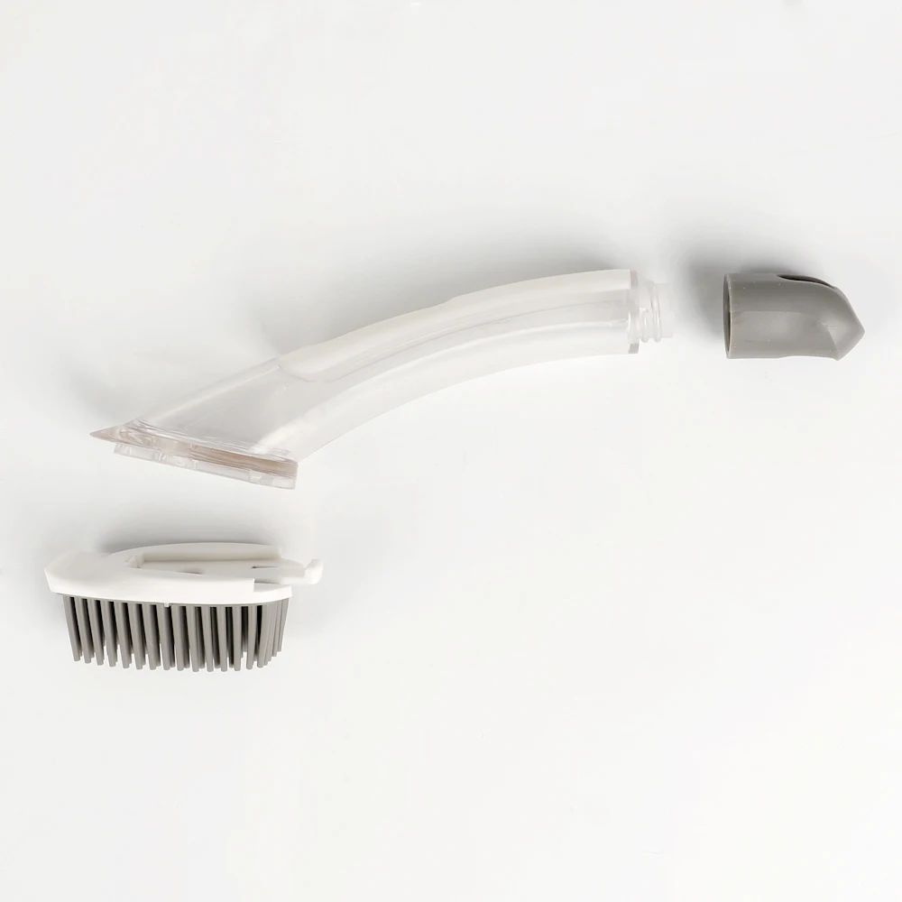 Kitchen Cleaning Soap Dispensing TPR Bristle Dish Washing Brush Set