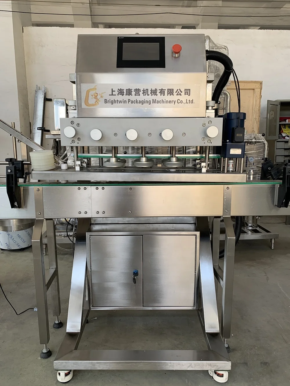 Automatic seafood soy sauce filling capping machine
