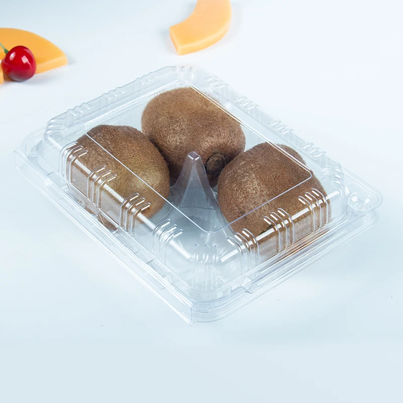 New Product Clear Clamshell Plastic Fruits Box Good Quality Blister Plastic Clamshell Packaging