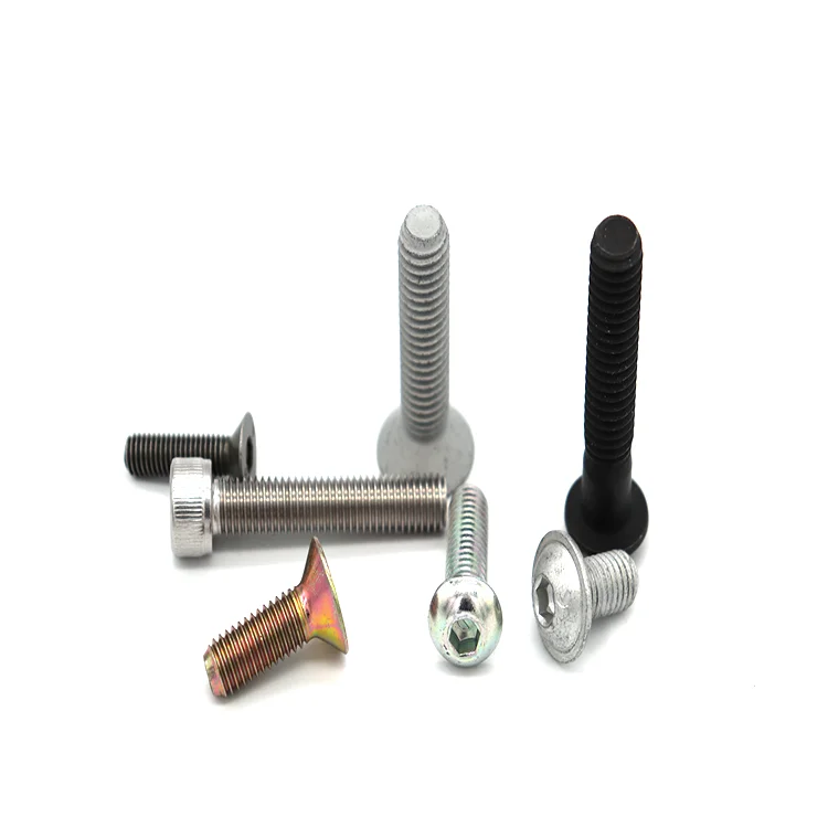 
OEM Factory hexagon socket screw m24 din7991 socket head cap screws stainless steel socket head cap screws 