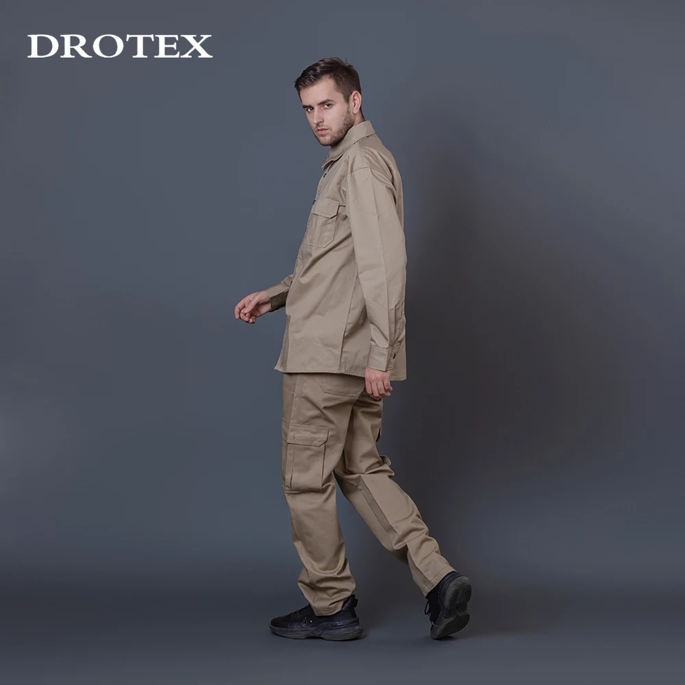 Flexible Cotton Clothing Nylon Factory Fire Fighting Maintenance Workwear Clothes Work Suits