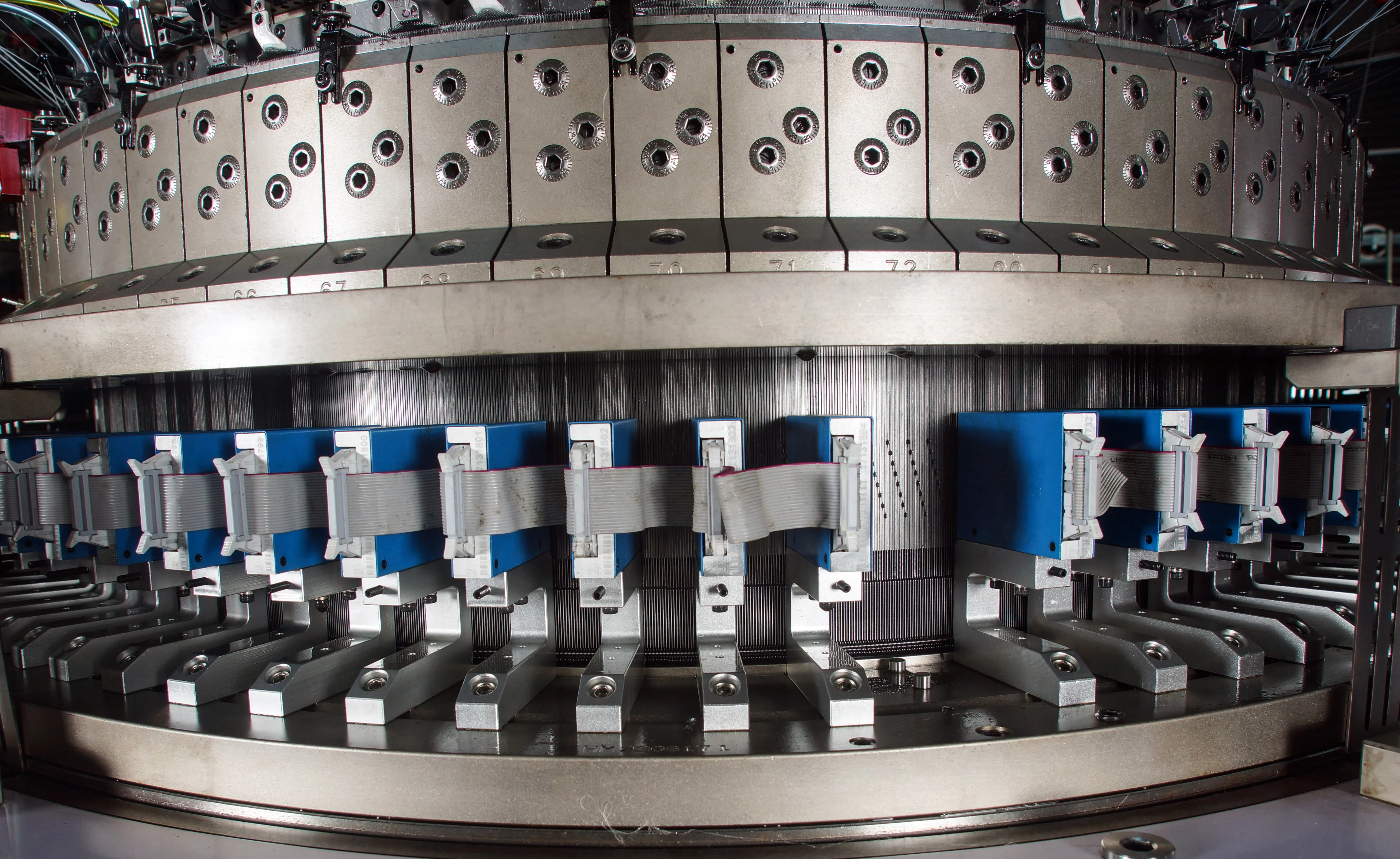 Seamless Underwear Tshirt Fabric Knitting Machine Circular Knitting Machine Hanma Brand Double Rib Jacquard Sweater