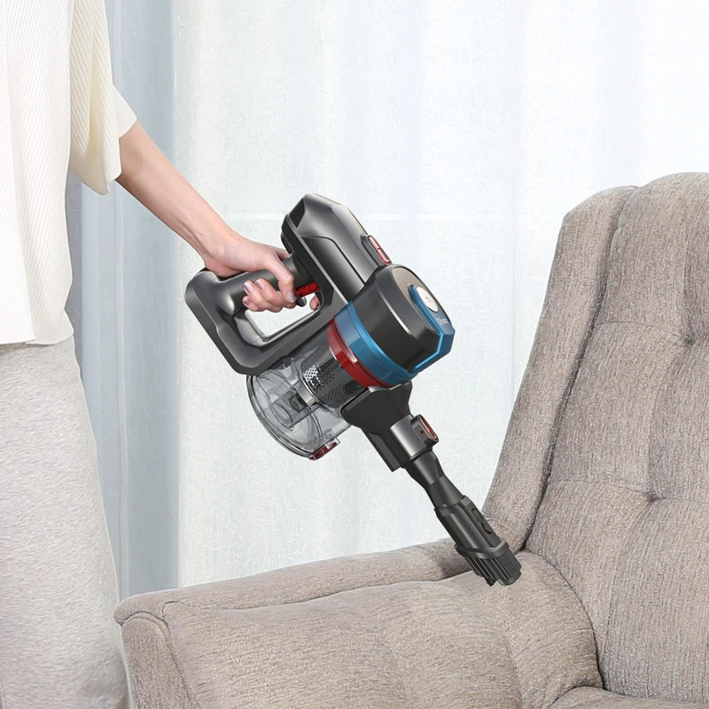 Dibea D18B Portable Cordless Vacuum Cleaner 220W High-efficiency Wireless Solar Powered Household  Vacuum Cleaner  With Hepa