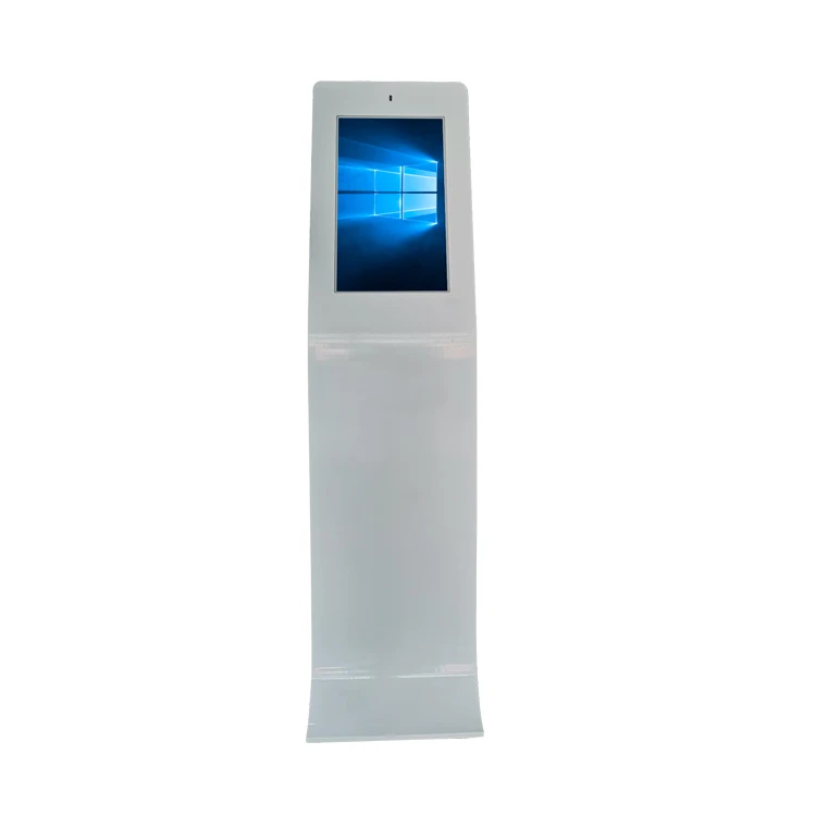 21.5inch Capacitive G+G with camera all in One Window10 OS PC digital Touch screen floor stand LCD advertising signage kiosk