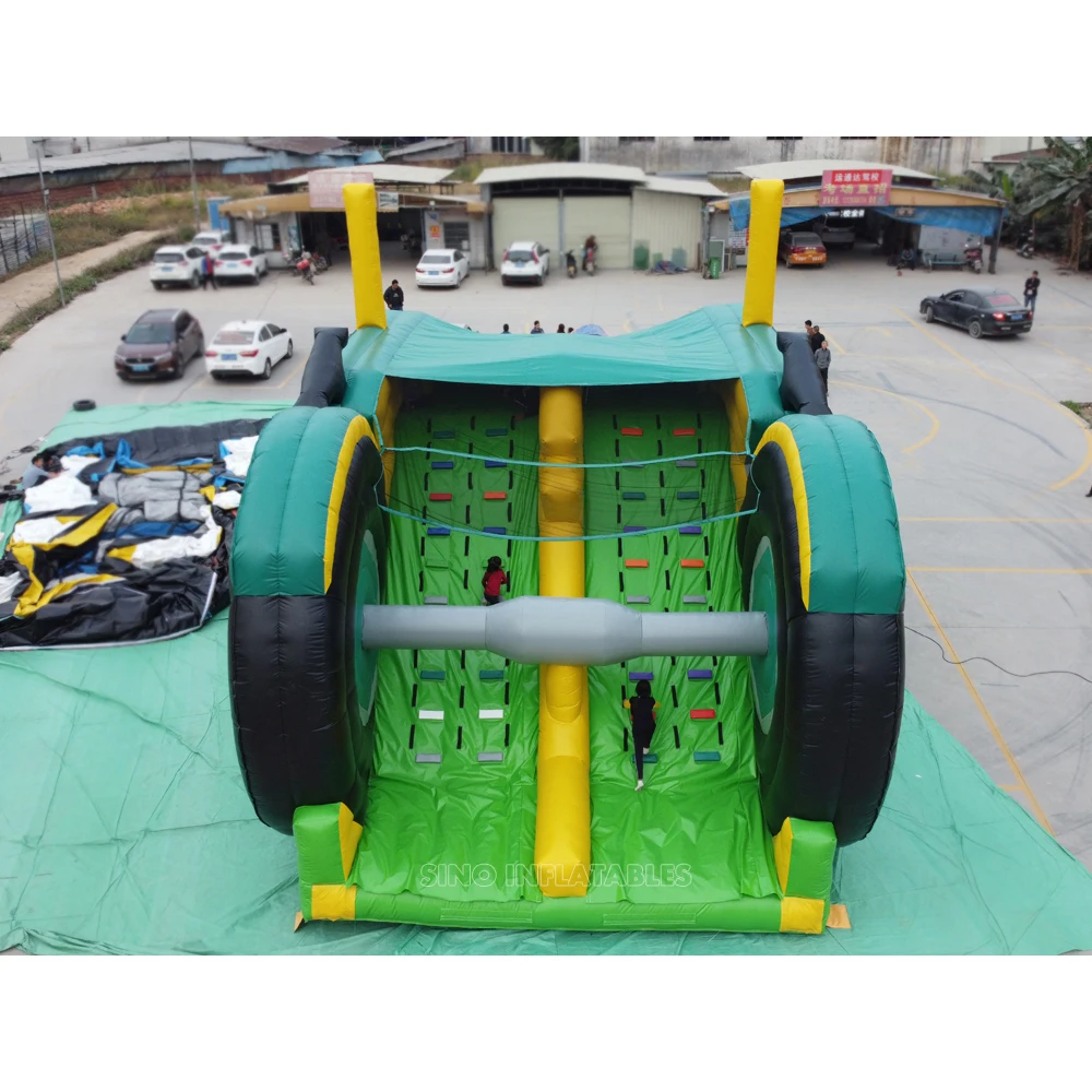 15x6 метров, гигантский надувной трактор коммерческого класса, горка для детей и взрослых из сверхпрочного материала от Sino, надувные лодки