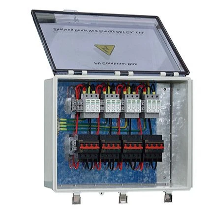 Бокс-комбайнер на солнечной батарее с 4 входами и 4 выходами