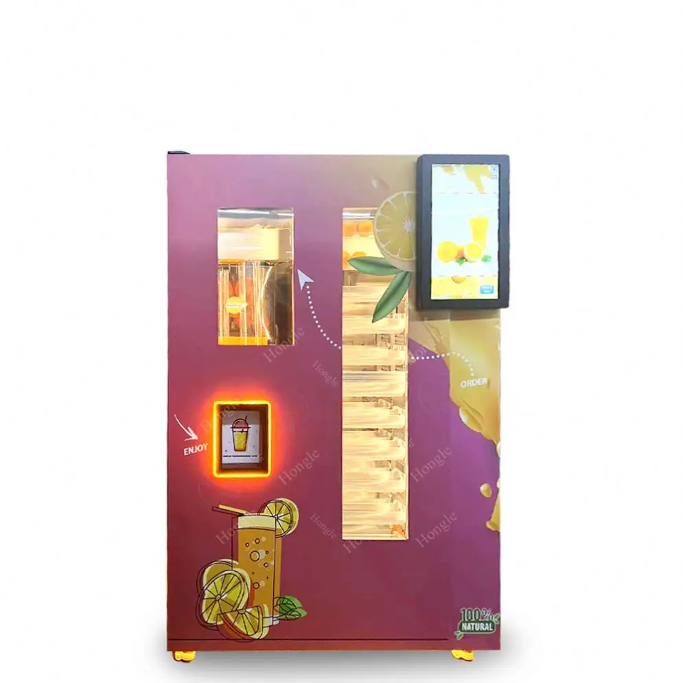 Automatic Machines For Juices Fresh Squeezed Orange Juice Vending Machine Price