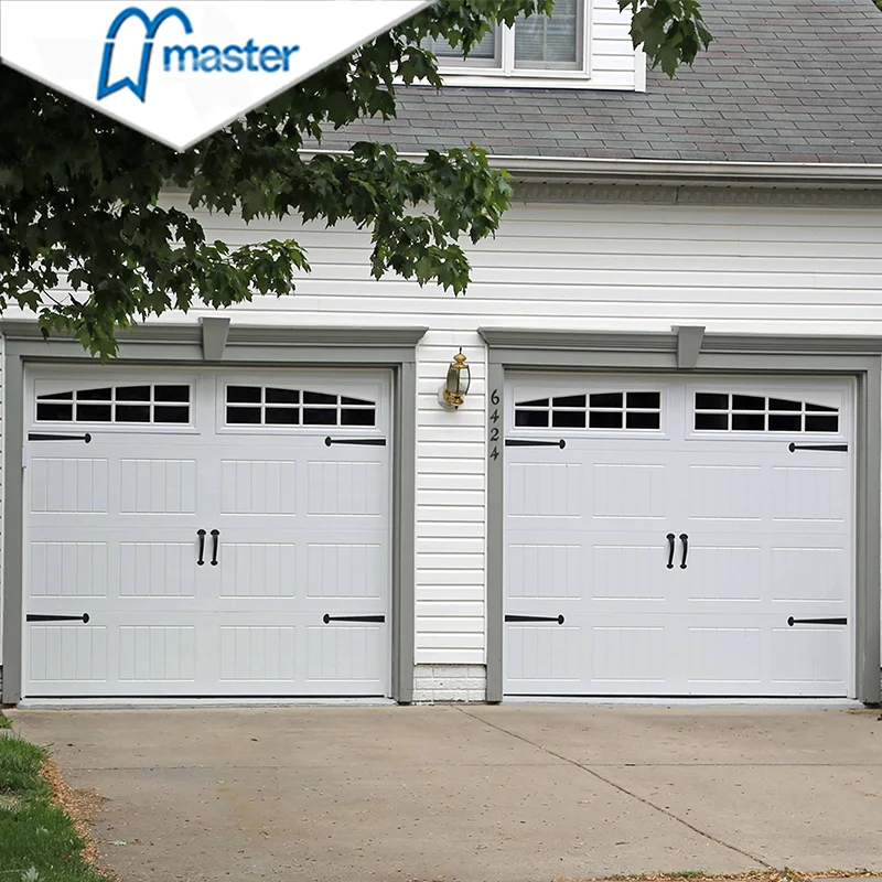 Professional Manufacturer Sandwich Construction Garage Door Sectional Overhead Garage Door